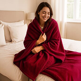https://tjcuk.sirv.com/Products/81/9/8197837/Homesmart-Solid-Blanket-Size-200x1-cm-Burgundy-Beige_8197837_2.jpg?w=342&h=342