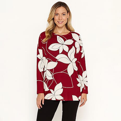 Mudflower Knitted Top (Size - XL) - Pink