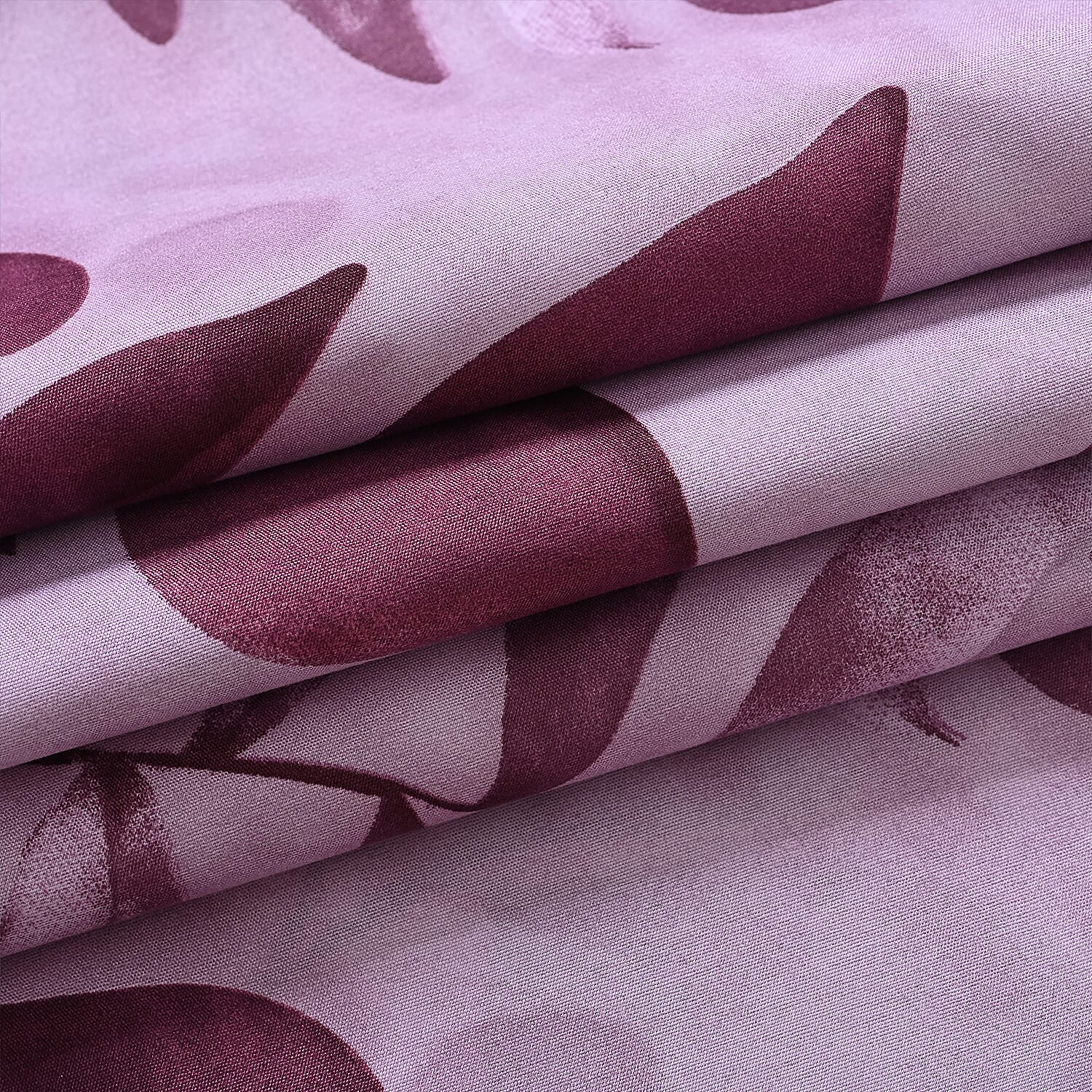 Hush Haven 6 Piece Digital Floral Print Duvet Cover Set - Inc. 1 Duvet Cover, 1 Fitted Sheet with 2 Housewife - 2 Oxford Pillowcases (Double) - Cream