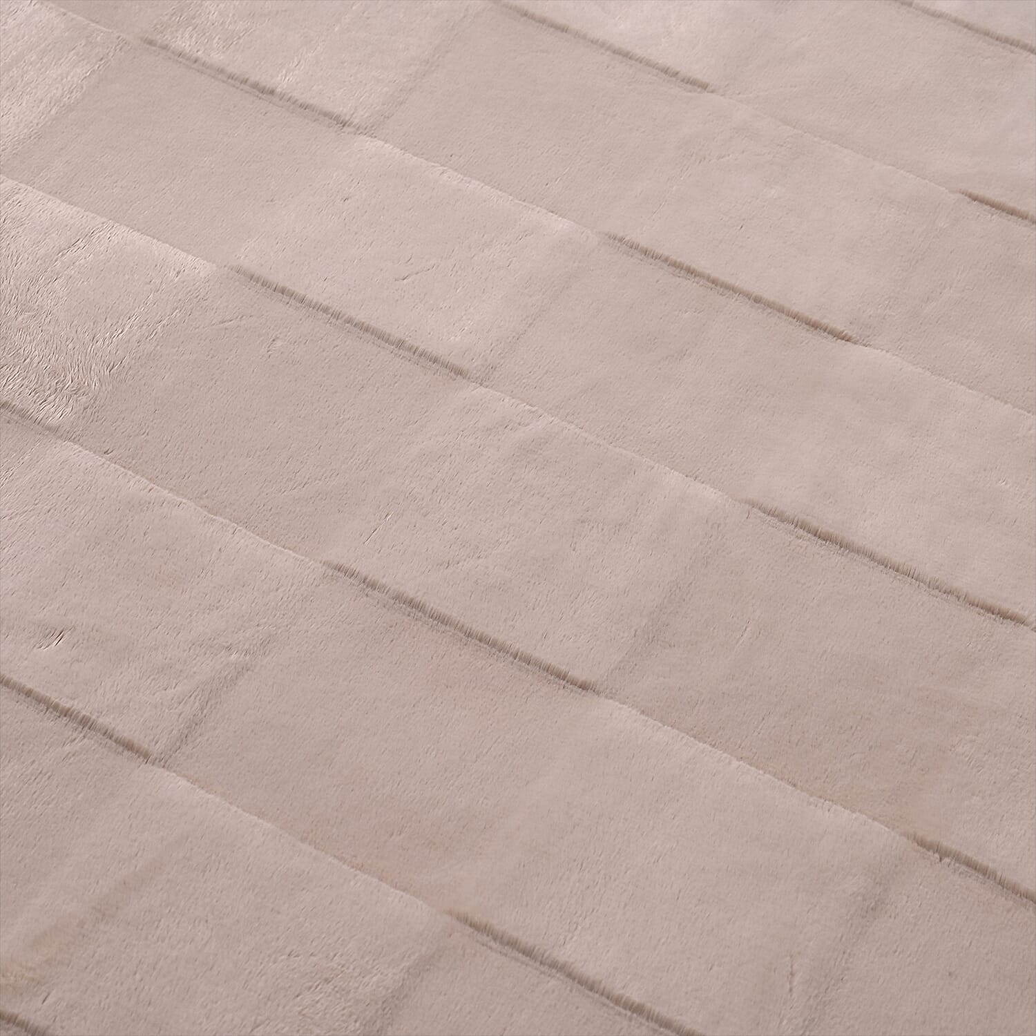 Hush Haven Patterned Blanket (Size 200x1 cm) - Beige & Rust