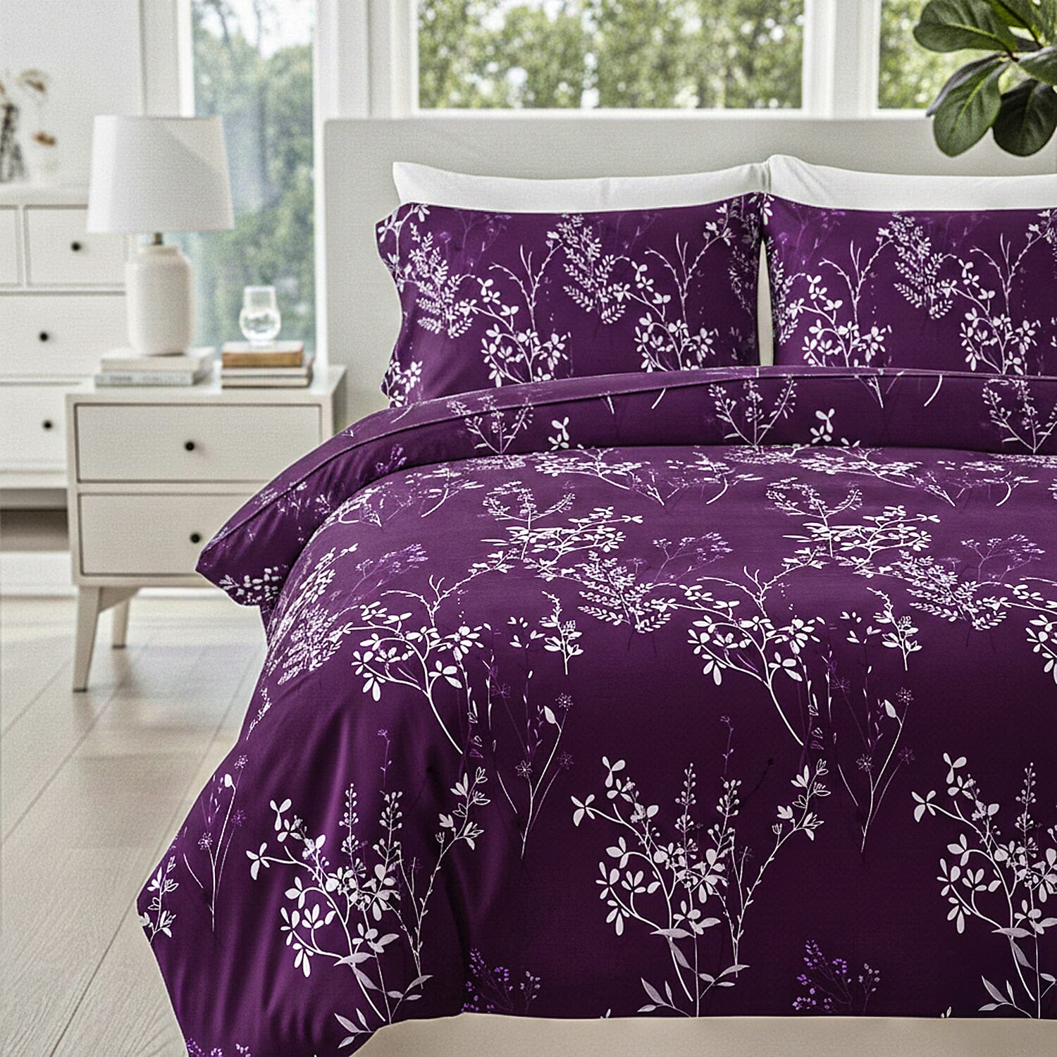 Hush Haven Flower Duvet Cover 