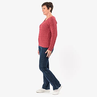 https://tjcuk.sirv.com/Products/81/9/8198545/Sugar-Crisp-Acrylic-Knitted-Jumper-Size-Small-Raspberry_8198545_1.jpg?w=342&h=342