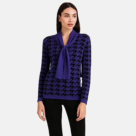 Sugar Crisp Acrylic Jumper (Size - Small) - Purple