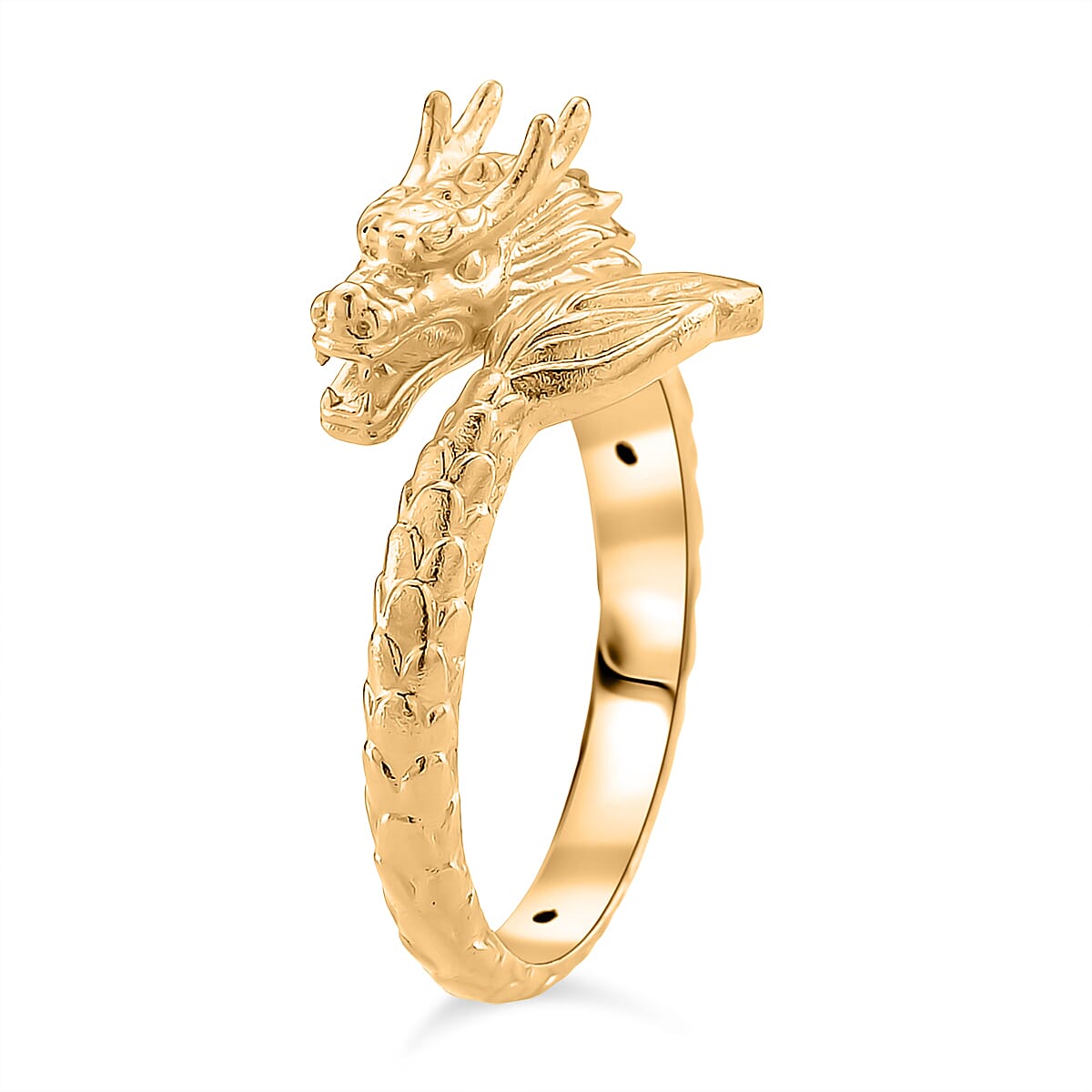 Close Out Deal - 9K Yellow Gold HANDMADE  Dragon Ring