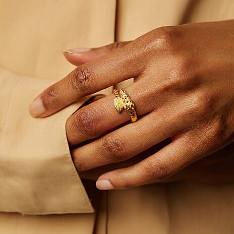 Close Out Deal - 9K Yellow Gold HANDMADE Dragon Ring