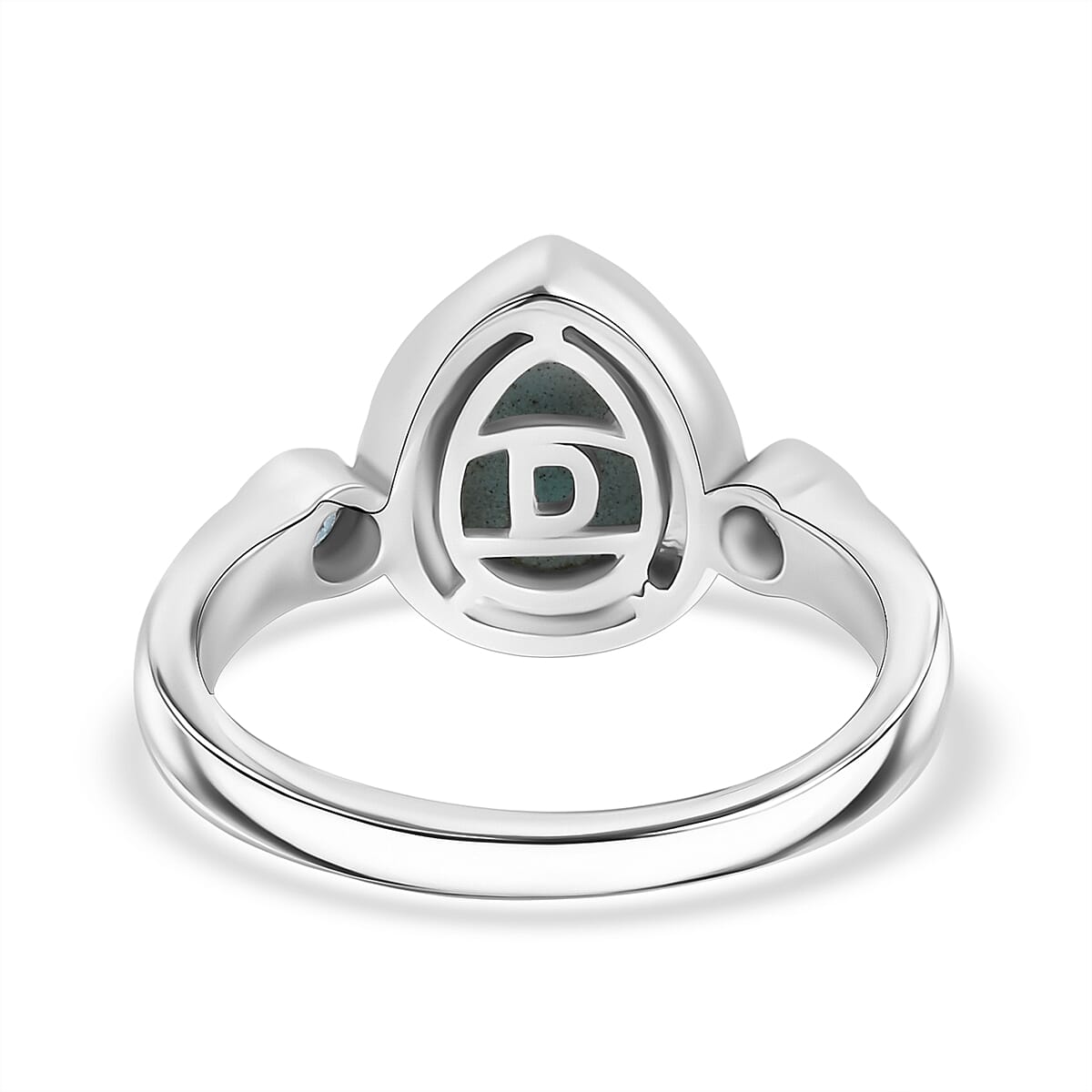 D'joy Larimar & Skyblue Topaz Ocean & Sky Ring in Rhodium Overlay Sterling Silver 2.39 Ct. D'joy Larimar & Skyblue Topaz Ocean & Sky Ring in Rhodium Overlay Sterling Silver 2.39 Ct.