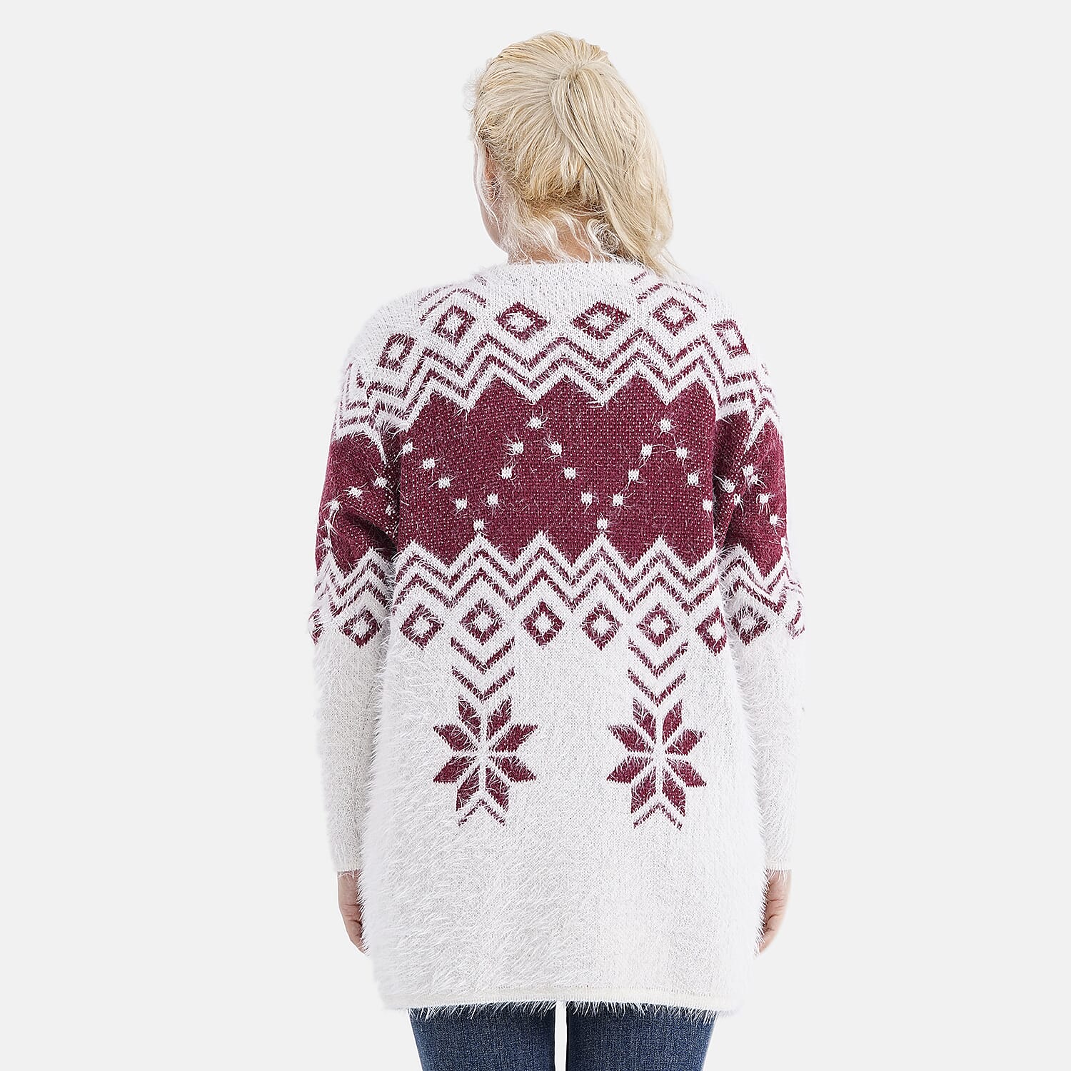 Best Seller - Tamsy Eyelash Coatigan with Pockets (Fit 8 to 20) - Red