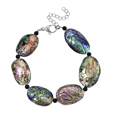 Abalone Shell Adjustable Link Bracelet (Size - 8.5-2 Ext) 150.00 Ct.