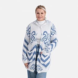 Tamsy Winter Women's Coatigan Hoodie with Pockets