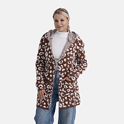 Tamsy Winter Women's Coatigan Hoodie with Pockets