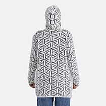 Tamsy Winter Women's Coatigan Hoodie with Pockets