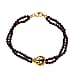 GP Italian Garden Collection - Red Garnet Lady Bug Bracelet (Size - 7.5) with Lobster Clasp in 18K Vermeil Yellow Gold Over Sterling Silver 29.42 Ct.