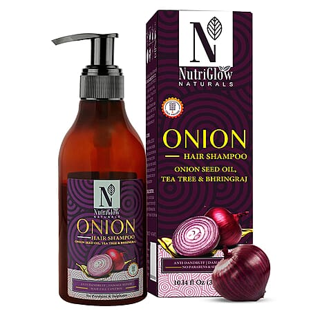 NutriGlow Naturals Onion Hair Shampoo - 300ml