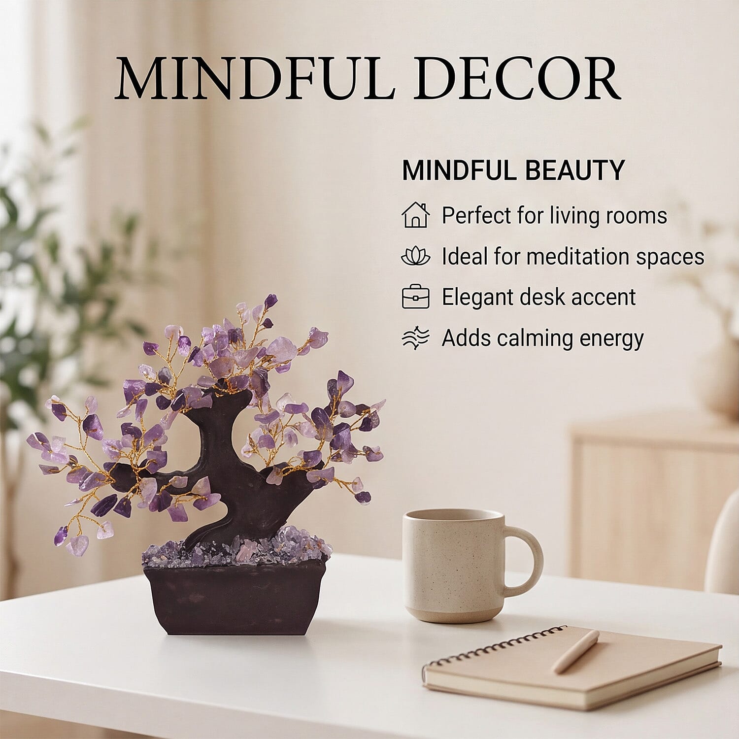 LIVMORE Decorative Tree (Size - One Size) - Purple