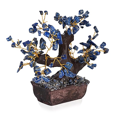 Bliss - Beyond 150 Lapis Lazuli Gemstone Bonsai Tree (12 inch) - Blue