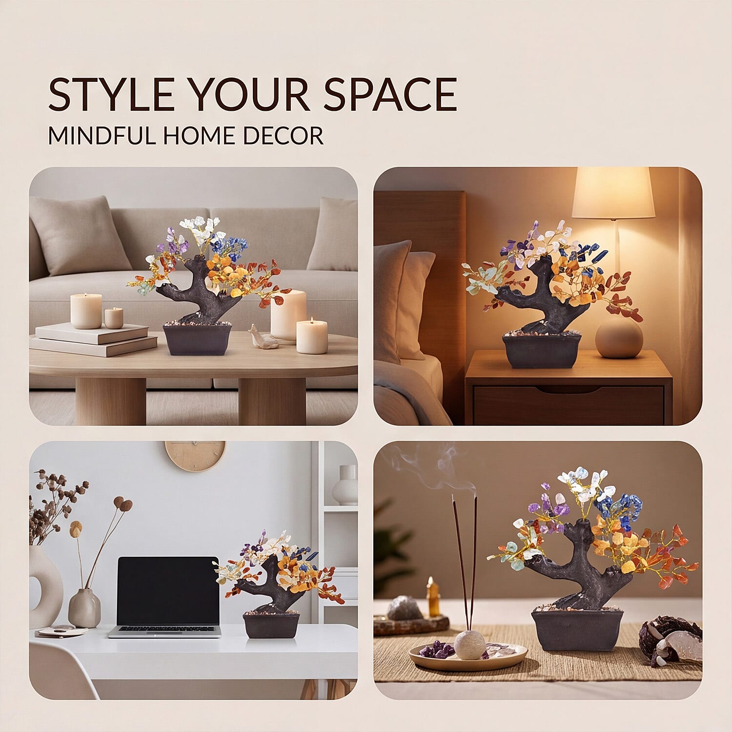 LIVMORE Decorative Tree (Size - One Size) - Multi Color
