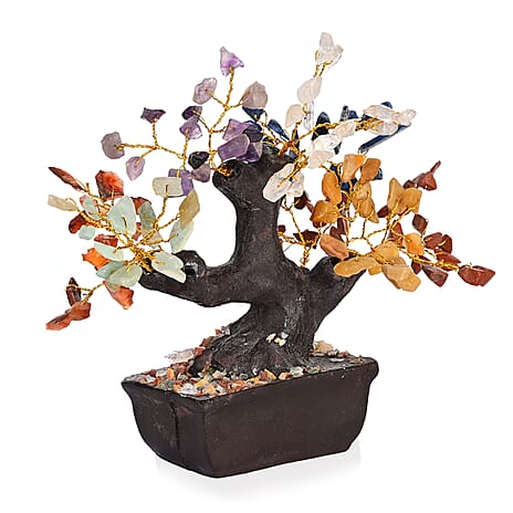 Bliss - Beyond 150 Seven Chakra Gemstone Bonsai Tree (12 inch)