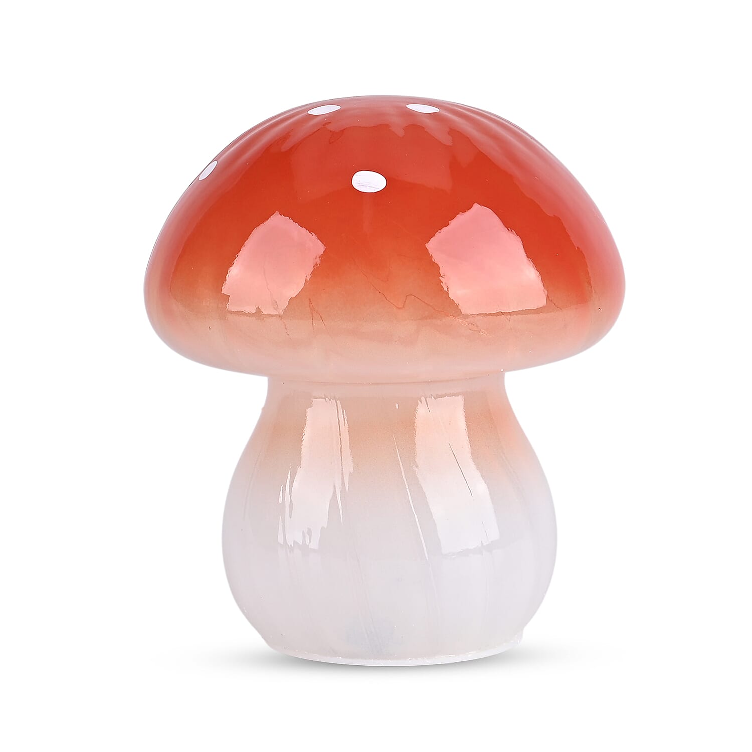 TREND OF THE YEAR - Livmore Glass Mushroom LED Lamp - Red