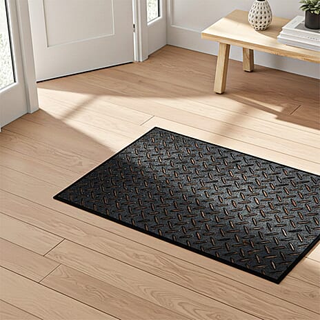 IW Special Polyamide Rug and Door Mat (Size 60x1 cm) - Silver