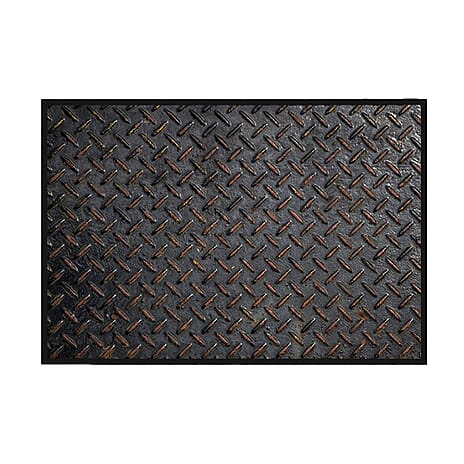 IW Special Polyamide Rug and Door Mat (Size 60x1 cm) - Silver
