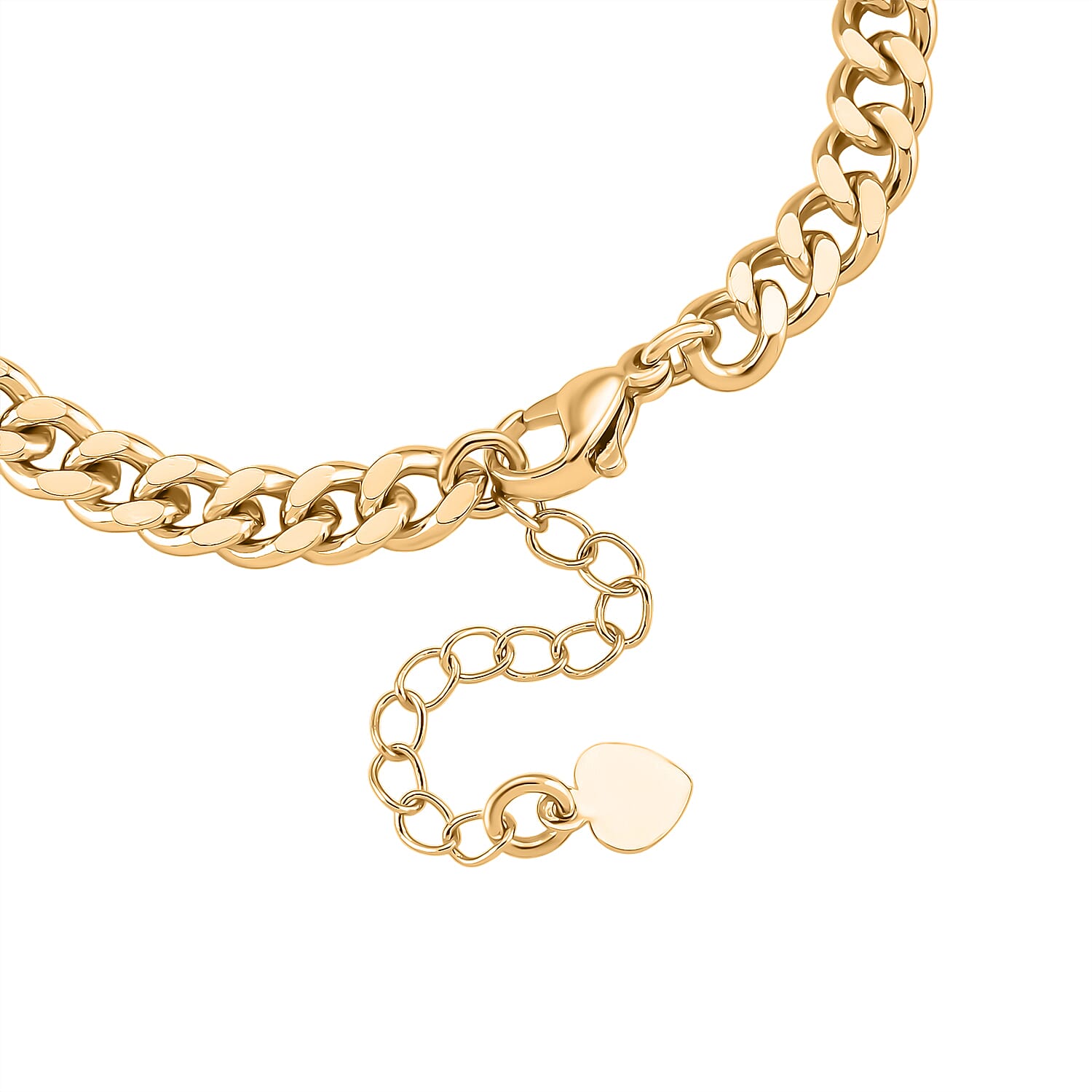 White Cubic Zirconia & Green crystal Bracelet (Size - 7 - 1.5 Ext)