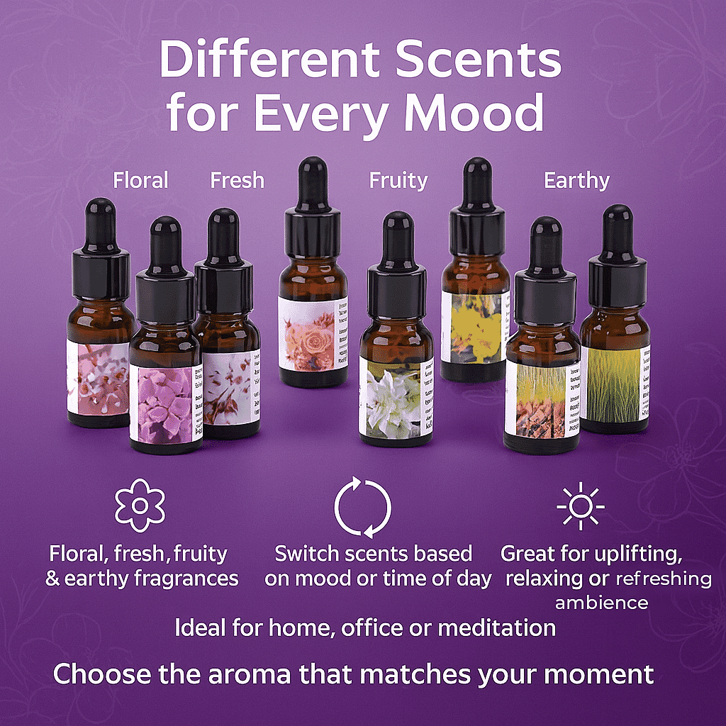 BIG BARGAIN - LIVMORE Set of 12 Aroma Oils for Diffusers, Humidifiers Aromatherapy and more - 10ML Bottles