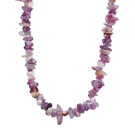 Purple Lepidolite Necklace (Size - 30) 245.00 Ct.