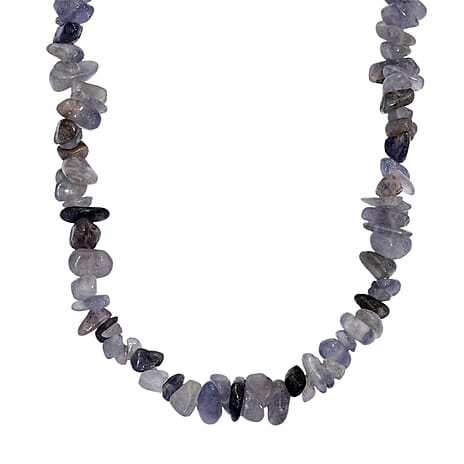 Blue Lace Agate Stone Necklace (Size - 30) 245.00 Ct.