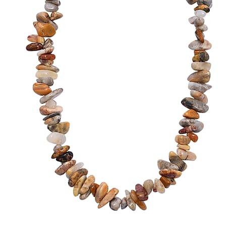 Lace Agate Necklace (Size - 30) 270.00 Ct.