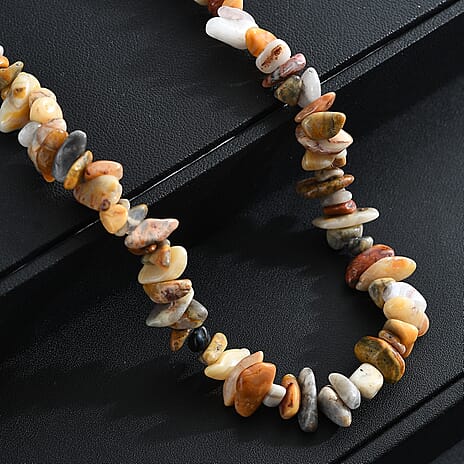 Lace Agate Necklace (Size - 30) 270.00 Ct.