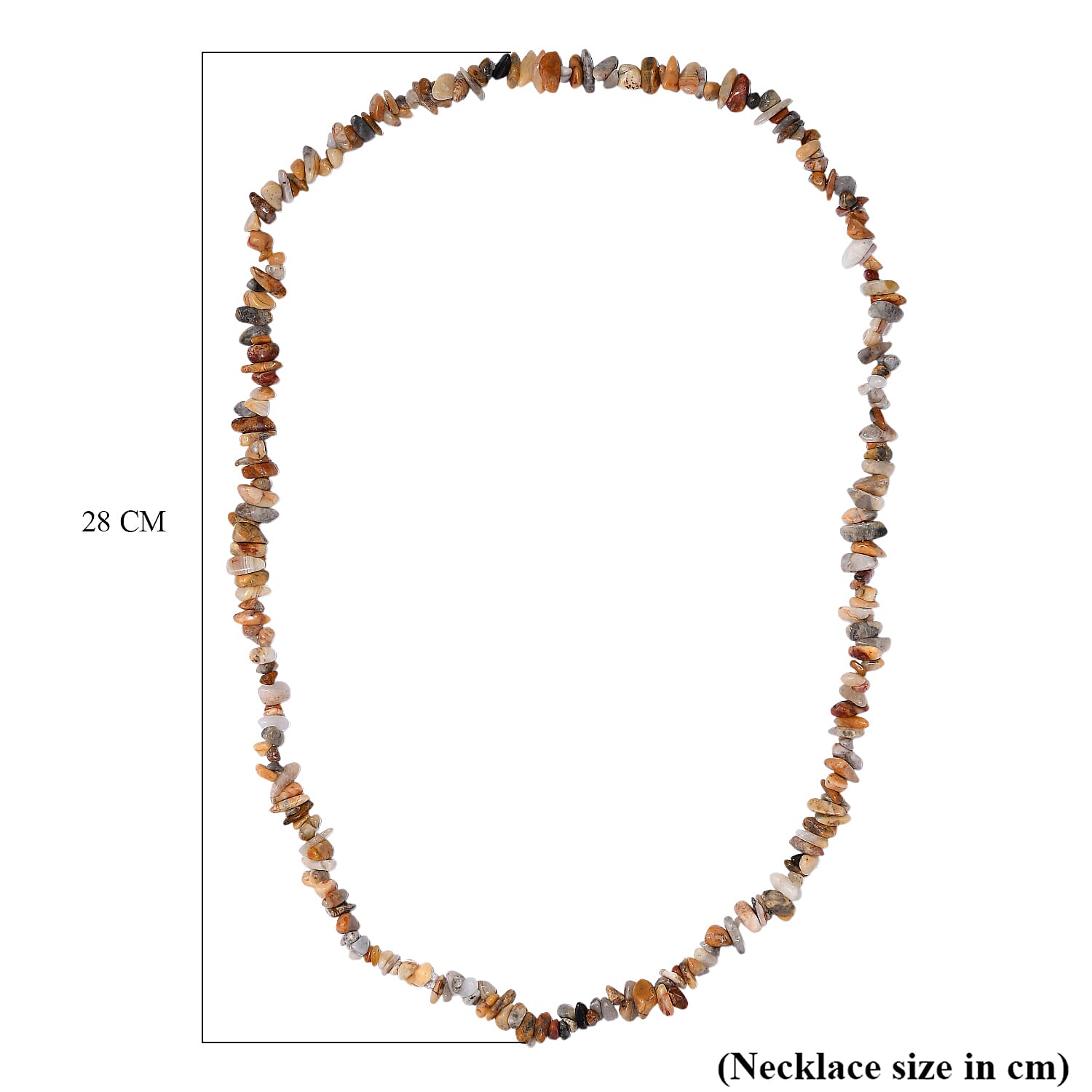 Lace Agate Necklace (Size - 30) 270.00 Ct. Lace Agate Necklace (Size - 30) 270.00 Ct.