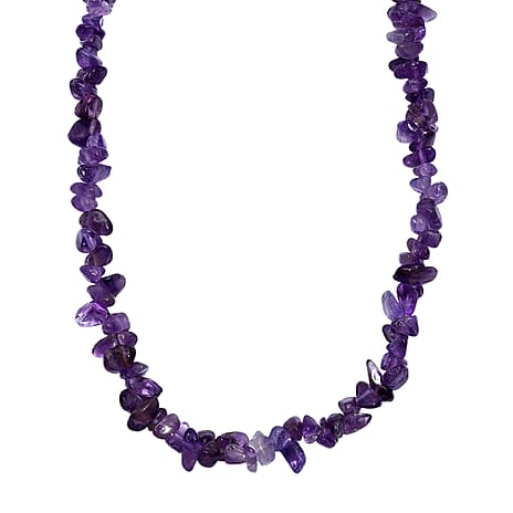 African Amethyst Stone Necklace (Size - 30) 135.00 Ct.