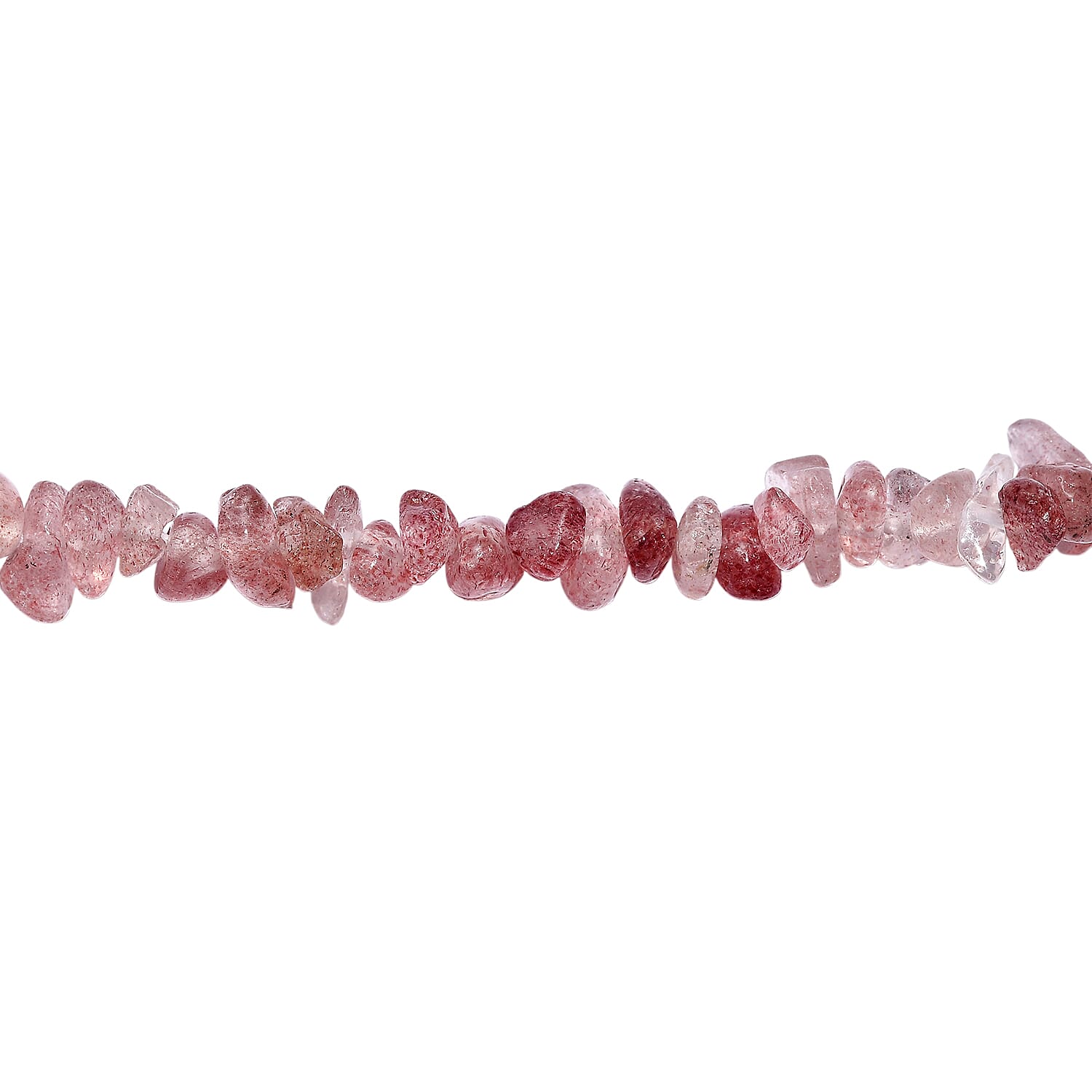 Strawberry Quartz Stone Necklace (Size - 30) 270.00 Ct.