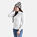 Leopard Pattern Beanie Hat (26 x 22 CM) - Coffee