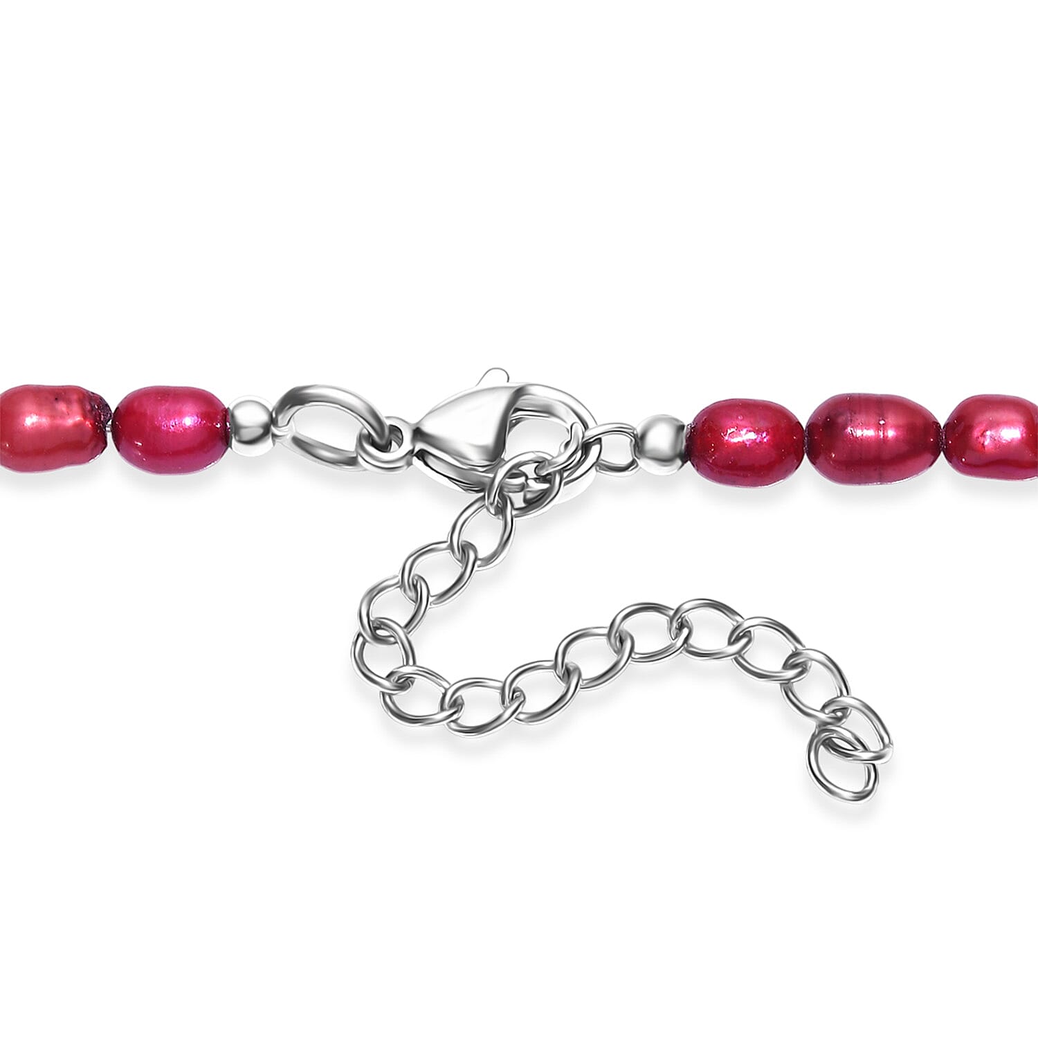 EverTrue - Fresh Water Pearl & Pink Fresh Water Pearl Beads Necklace (Size - 18-2 Ext) 75.00 Ct.