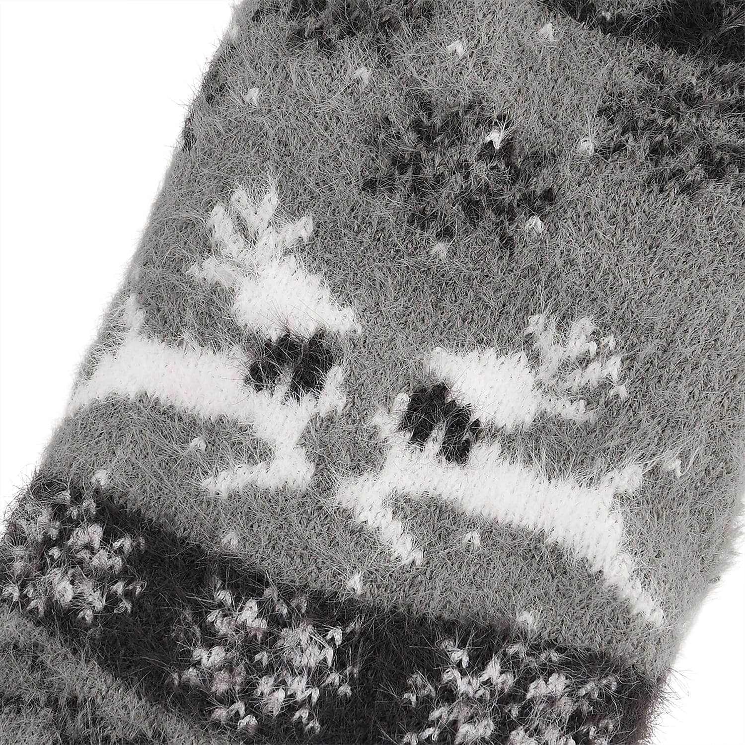 Warm Sherpa Socks - Light Grey