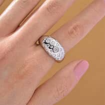 D'joy RADIANTA GRA Certified 1.28 Ct. Moissanite Dome Ring in Rhodium Overlay Sterling Silver (VVS1-D)