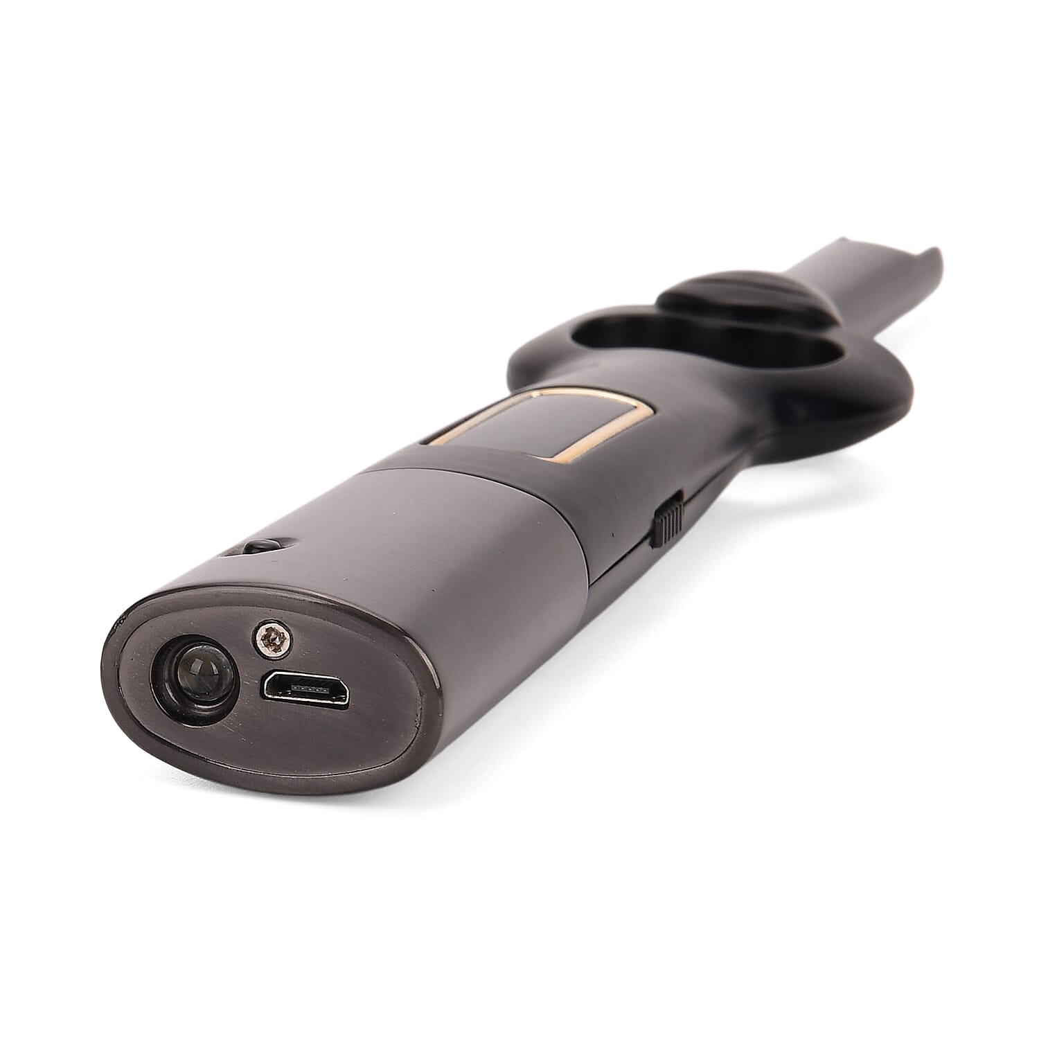 2-in-1 Electronic Lighter and Bottle Opener with Display - Black