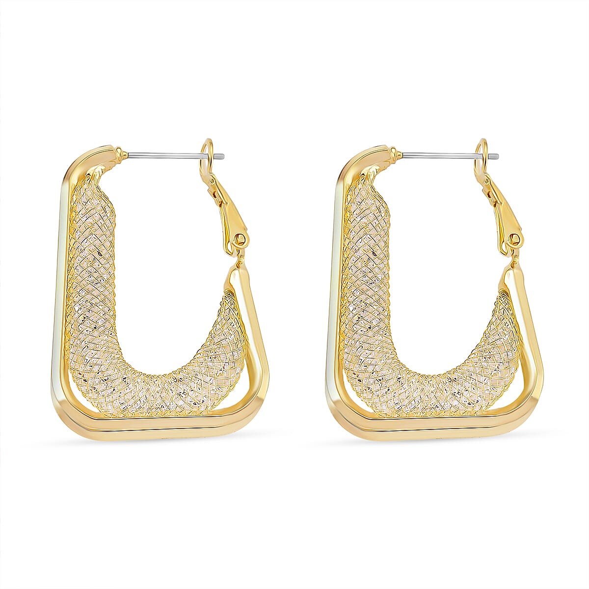 NY Close Out Deal- Austrian White Crystal Earring with Clasp