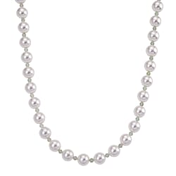 Multi Color Shell Pearl & Multi Gemstones Necklace (Size 20 - 2 Ext) 349.00 Ct.