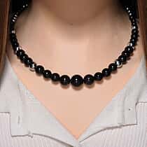 Natural Shungite and Hematite Necklace (Size - 20) With Magnetic Clasp 280.00 Ct.