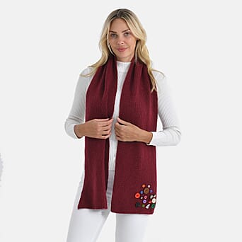 https://tjcuk.sirv.com/Products/82/0/8205067/Chic-Statement-Scarf-with-Colorful-Button-Detail-170-x-25cm-Burgundy_8205067_1.jpg?w=342&h=342