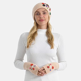 https://tjcuk.sirv.com/Products/82/0/8205083/Beanie-Hat-Glove-Set-with-Colorful-Button-Accents-Beige_8205083.jpg?w=342&h=342