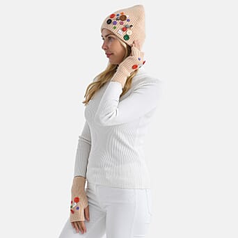 https://tjcuk.sirv.com/Products/82/0/8205083/Beanie-Hat-Glove-Set-with-Colorful-Button-Accents-Beige_8205083_2.jpg?w=342&h=342