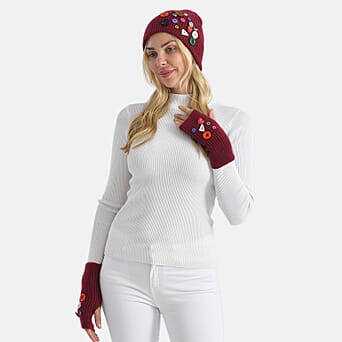 https://tjcuk.sirv.com/Products/82/0/8205085/Beanie-Hat-Glove-Set-with-Colorful-Button-Accents-Burgundy_8205085_2.jpg?w=342&h=342