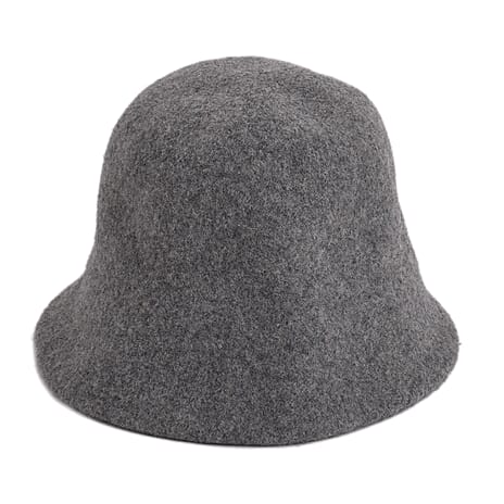 Classic Wool Bucket Hat - Grey