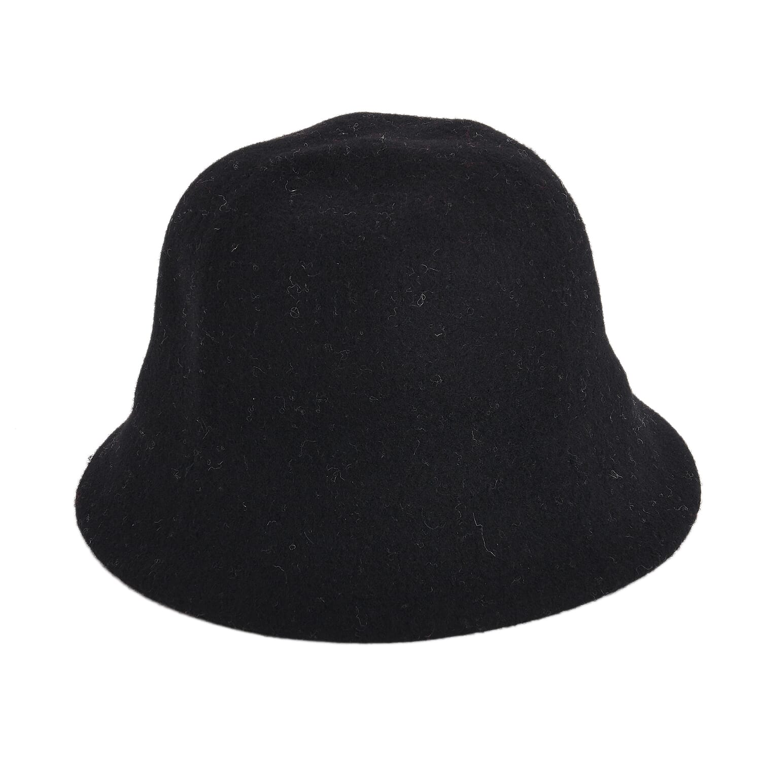 Classic Wool Bucket Hat - Black