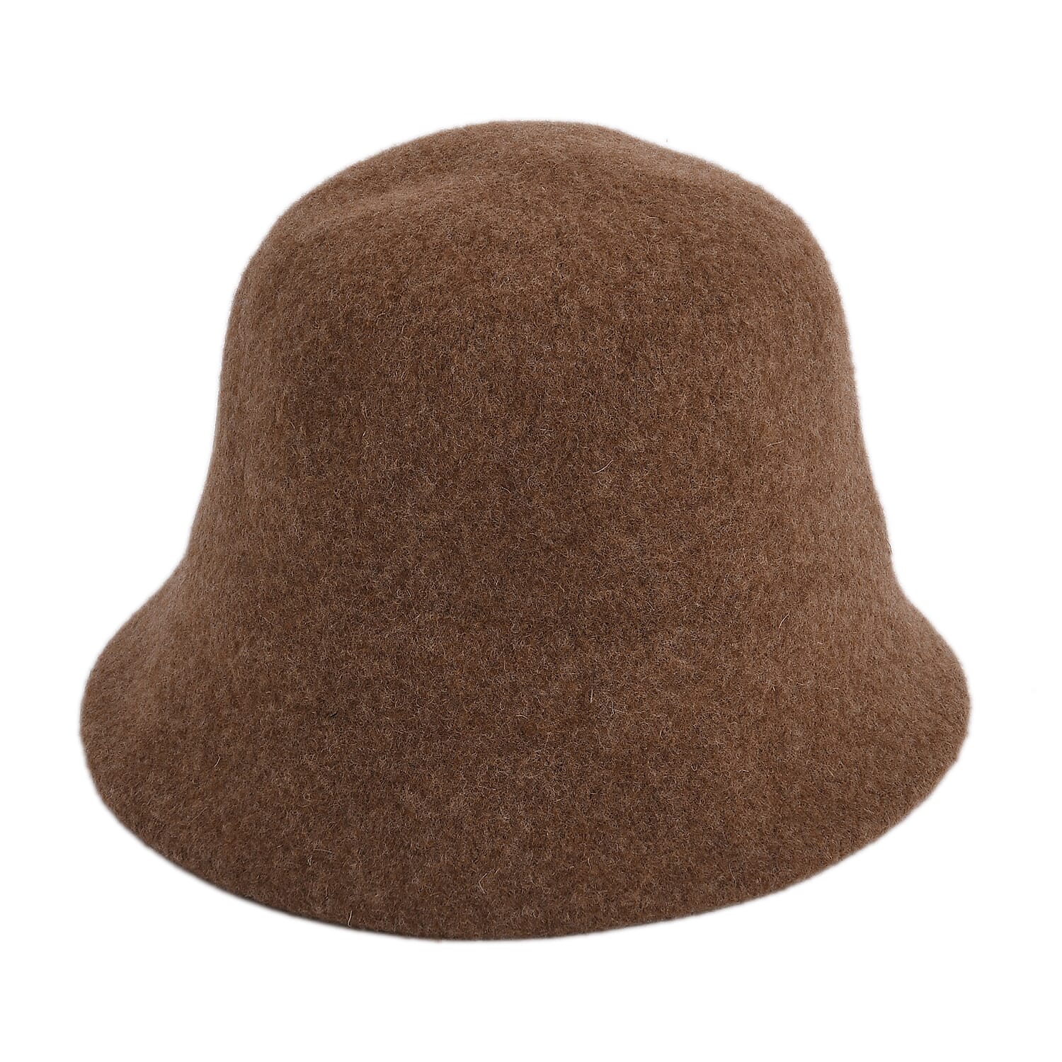 Classic Wool Bucket Hat - Brown