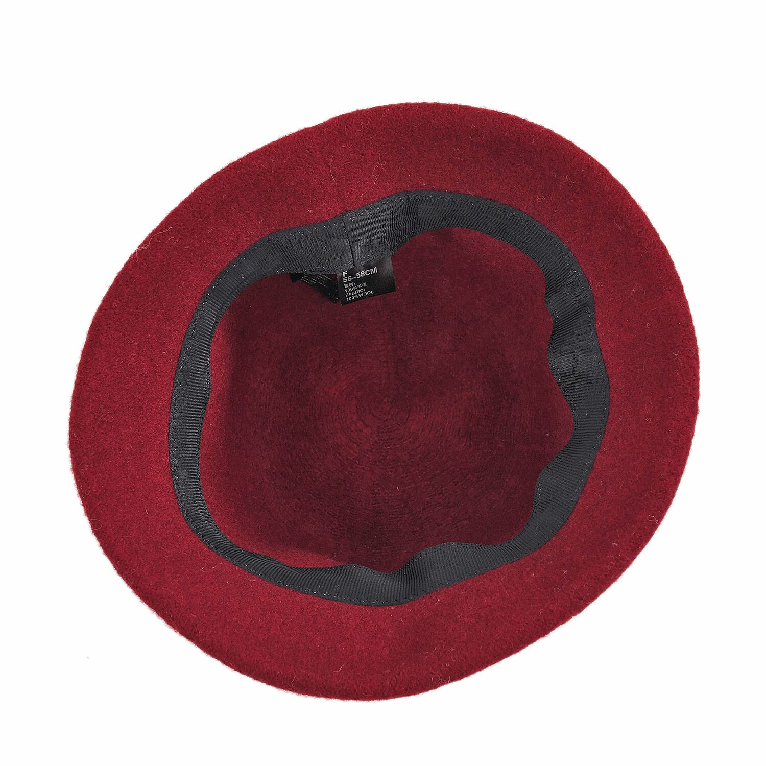 Classic Wool Bucket Hat - Red