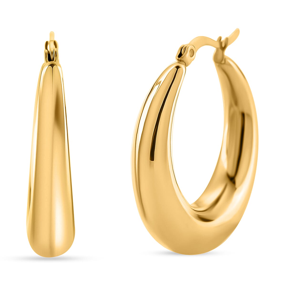 Designer Inspired - Hoop Earring with Clasp